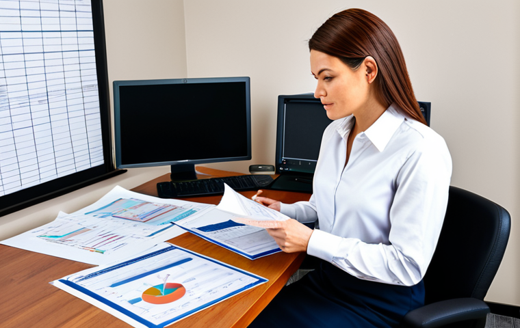 **

"A professional real estate appraiser in a modern office, reviewing documents related to property valuation. She is fully clothed in appropriate business attire, safe for work. The scene includes charts, graphs, and property records. Perfect anatomy, correct proportions, natural pose, professional, modest, family-friendly, high-quality."

**