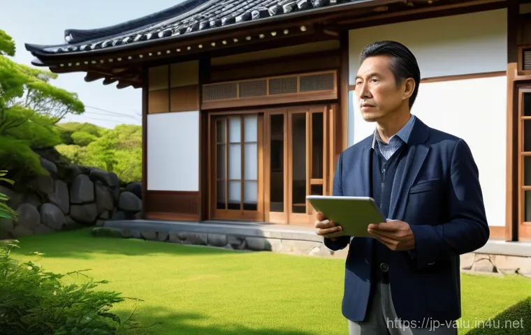 감정평가사의 독립적인 사업 운영 - **Prompt:** An empathetic and trustworthy male real estate appraiser, in his early 50s, is seated in...